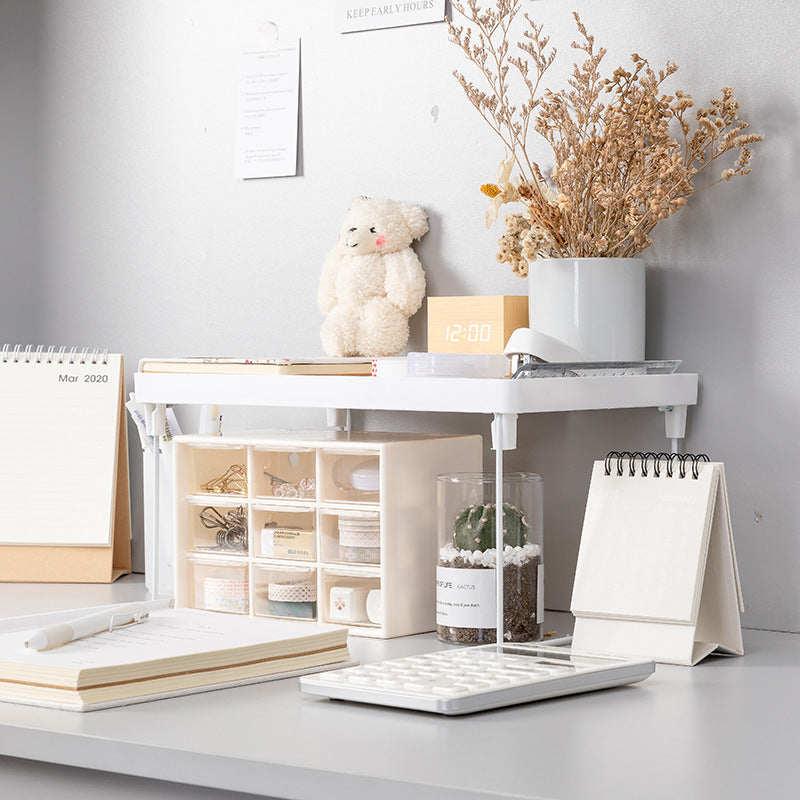 White Table Sundries Item Rack Storage Rack
