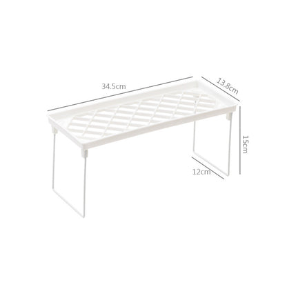White Table Sundries Item Rack Storage Rack