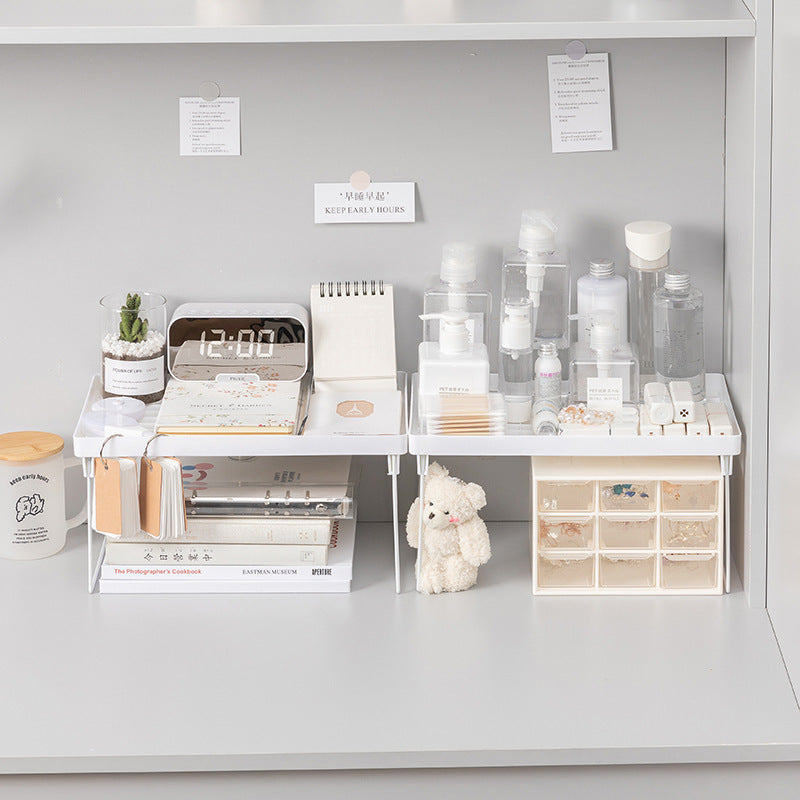 White Table Sundries Item Rack Storage Rack