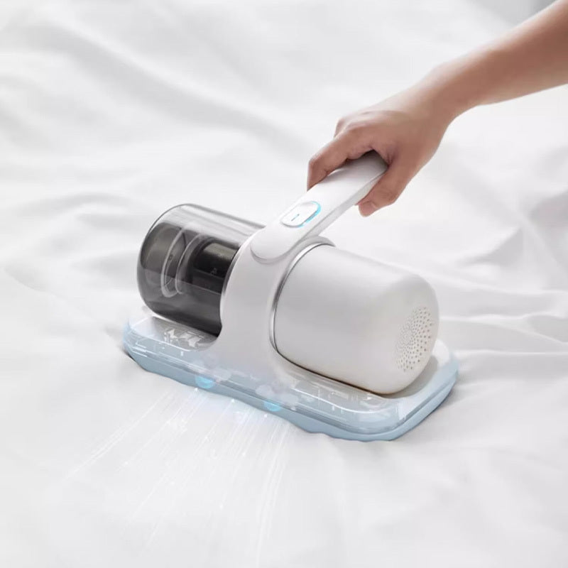 Portable Vacuum Powerful Bed Vacuum Cleaner Rechargeable Portable Vacuum For Pet Hair Carpets Floors Blue Household Cleaning Supplies